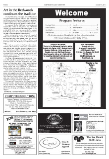 Art in the Redwoods Festival Program