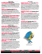 Tenth Annual Whale & Jazz Festival program