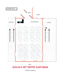 Auditorium seating diagram for 192