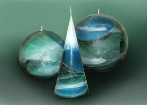 Studio Discovery Tour artist Barbara Tocher: Earth Candles
