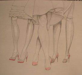 Studio Discovery Tour artist Bruce Jones: Red Shoes