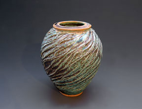 Studio Discovery Tour artist Cliff Glover: Text Vase