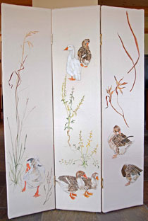 Studio Discovery Tour artist Genevieve Wilson: Screen - Ducks