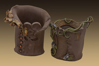 Studio Discovery Tour artist Jan Maria Chiappa: Wine cooler with grapes