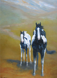 Studio Discovery Tour artist Jeani Martini: Point Arena Pintos