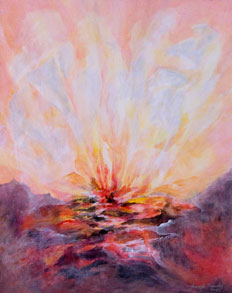 Studio Discovery Tour artist Jennifer Bundey: Fire & Ice II