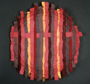 Studio Discovery Tour artist Joan Rhine: Red Woven Plate