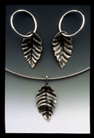 Studio Discovery Tour artist Joan Rhine: Tan Oak ear neck