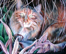 Studio Discovery Tour artist Kathy Edelbrock: Lu's Cat