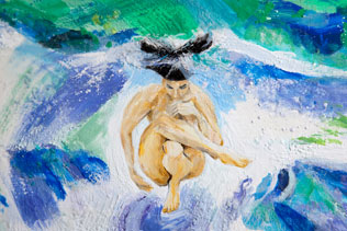 Studio Discovery Tour artist Larain Matheson: Calm In The Midst Of The Changing Tides