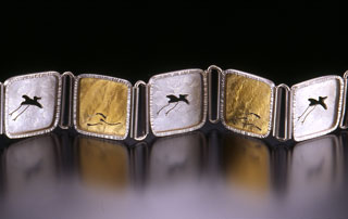Studio Discovery Tour artist Ling-Yen Jones: Crane Bracelet