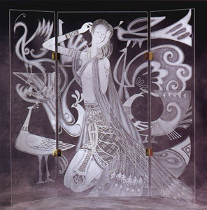 Studio Discovery Tour artist Meg Oldman: Peacock Lady