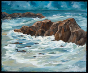 Studio Discovery Tour artist Pamela Goedhart: Storm coming in