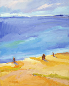 Studio Discovery Tour artist Sandy Ostrau: Blue Expanse