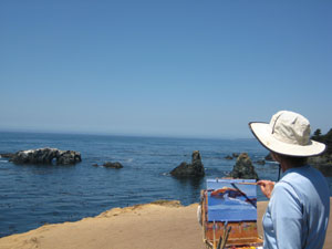 Studio Discovery Tour artist Sandy Ostrau