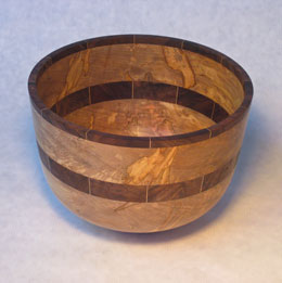 Studio Discovery Tour artist Tom Haines: Maple Walnut bowl