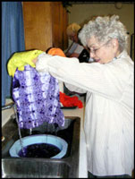 Dyeing for Shibori