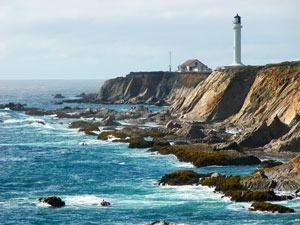 Point Arena Lighthouse, photo by Dave Jordan