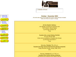 Gualala Arts events page 2001