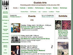 Gualala Arts events page 2010