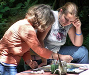 Karen Bowers teaching