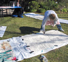 Abstract Textile Painting, with Suzan Friedland