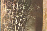 Linda Yoshizawa: Tangled Woods, 22h x 30w Monotype with collage