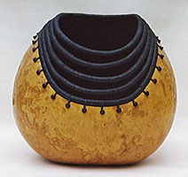 JoAnne Abreu, mixed media gourds