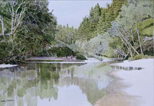 Quiet River, by Duane Gordon