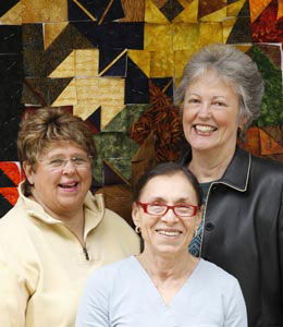 2008 Quilters: Lola De Longoria, Carol Tackett and Marilyn Limbaugh