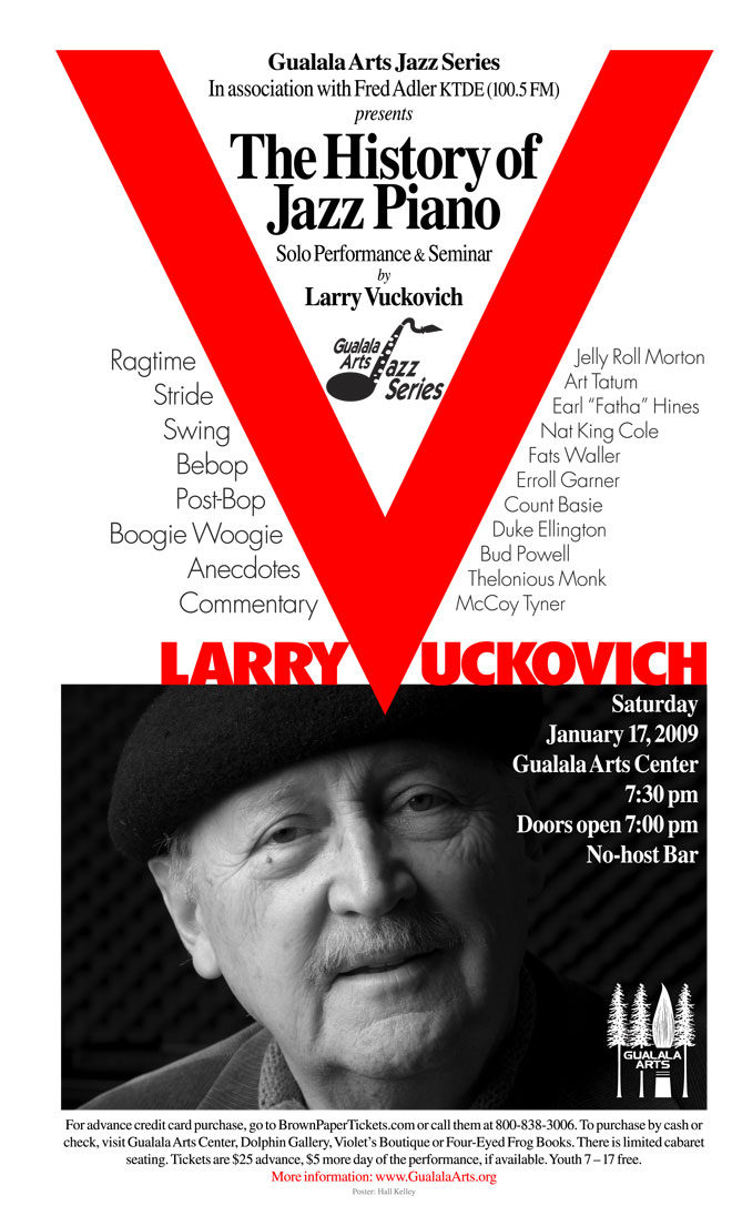 Larry Vuckovich: The History of Jazz Piano - poster