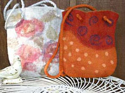 felted shoulder bags
