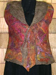 felted vest