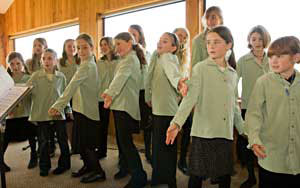 Anchor Bay Children's Choir, photo by Bill Lange