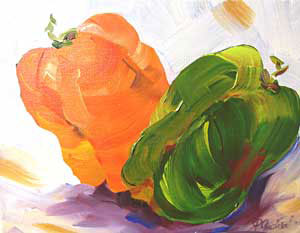 Oil painting by Pamela Goedhart