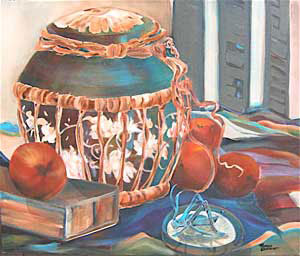Oil painting by Pamela Goedhart