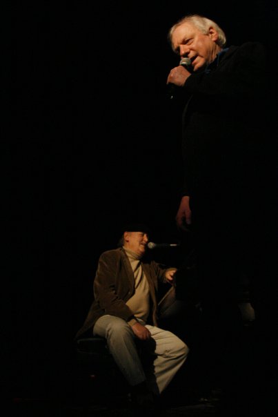 Larry Vuckovich & Fred Adler at Gualala Arts Center, January, 2010