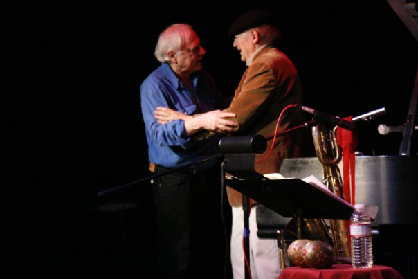 Fred Adler & Larry Vuckovich at Gualala Arts Center, January, 2010