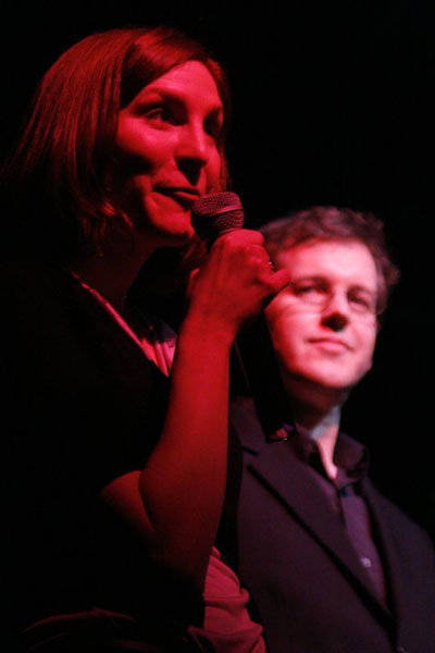 Jeanne Geiger & Erik Jekabson at Gualala Arts Center, April, 2010