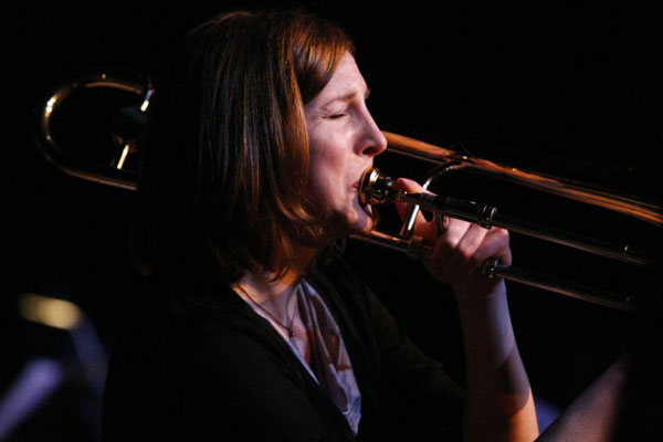 Jeanne Geiger at Gualala Arts Center, April, 2010