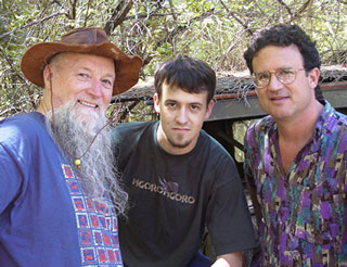 Terry Riley with Gyan Riley and George Brooks