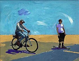 oil painting by Jon Handel