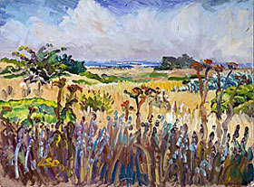 oil painting by Lester Da Gradi