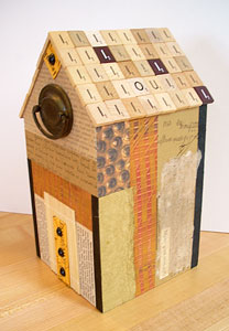 Jackie Gardener, Collage Sculptures