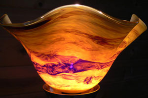 Mike Hanson, Blown glass sculpture