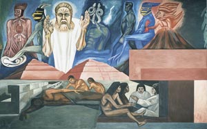 Orozco Murals: Quetzalcoatl