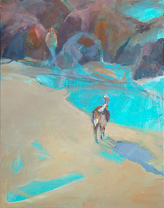 Painting by Sandra Rubin