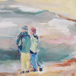 Painting by Sandra Rubin