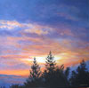 Berkeley Sunset, acrylic painting by Jennifer Bundey