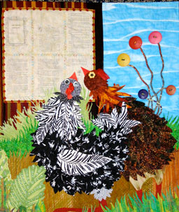 The Scavenger Hunt Art Quilt